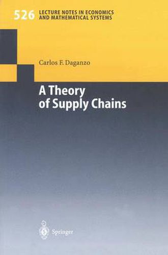 Cover image for A Theory of Supply Chains