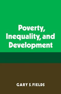 Cover image for Poverty, Inequality, and Development