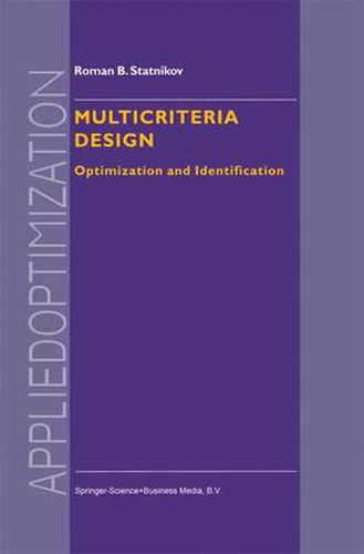 Cover image for Multicriteria Design: Optimization and Identification