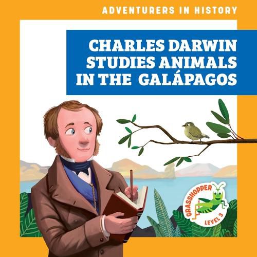Charles Darwin Studies Animals in the Galapagos