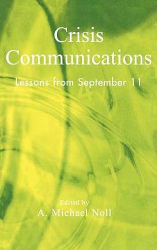 Crisis Communications: Lessons from September 11