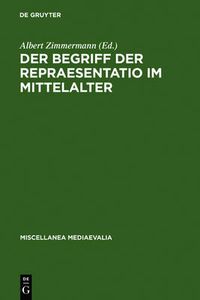 Cover image for Der Begriff der repraesentatio im Mittelalter