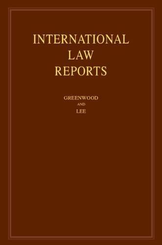 Cover image for International Law Reports: Volume 198