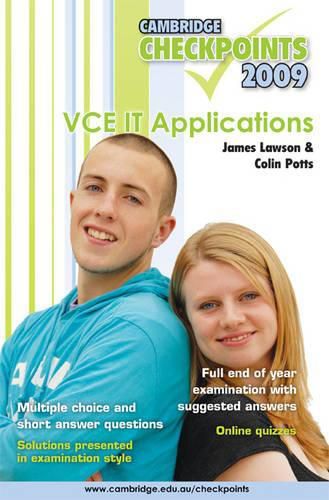 Cover image for Cambridge Checkpoints VCE IT Applications 2009
