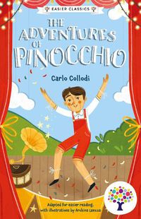 Cover image for The Adventures of Pinocchio: Accessible Easier Edition