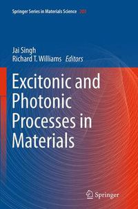 Cover image for Excitonic and Photonic Processes in Materials