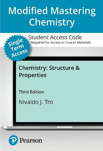 Cover image for Mastering Chemistry with Pearson eText (up to 18-weeks) Access Code for Chemistry