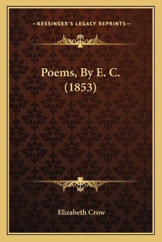 Cover image for Poems, by E. C. (1853)