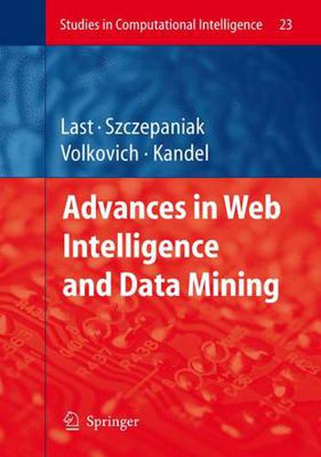 Cover image for Advances in Web Intelligence and Data Mining