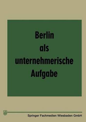 Berlin ALS Unternehmerische Aufgabe