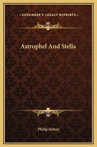 Cover image for Astrophel and Stella