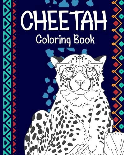 Cover image for Cheetah Coloring Book