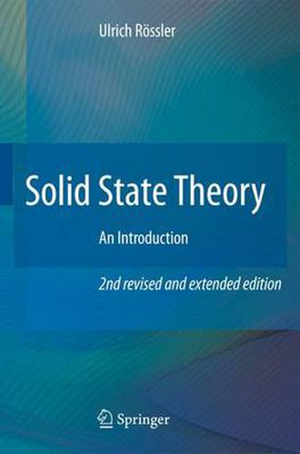 Cover image for Solid State Theory: An Introduction