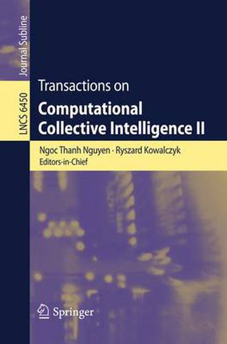 Cover image for Transactions on Computational Collective Intelligence II