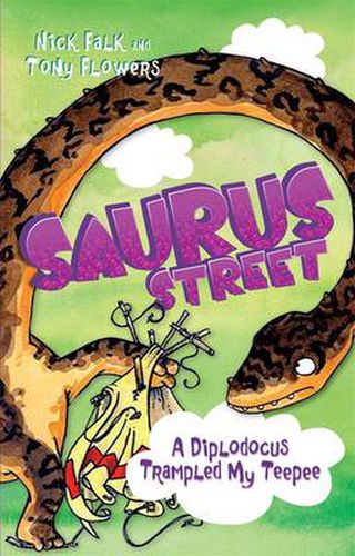 Cover image for Saurus Street 6: A Diplodocus Trampled My Teepee