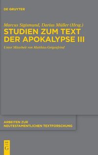 Cover image for Studien Zum Text Der Apokalypse III