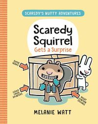 Cover image for Scaredy Squirrel Gets a Surprise