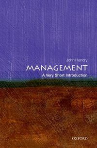 Cover image for Management: A Very Short Introduction