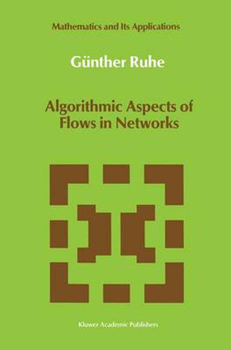 Cover image for Algorithmic Aspects of Flows in Networks