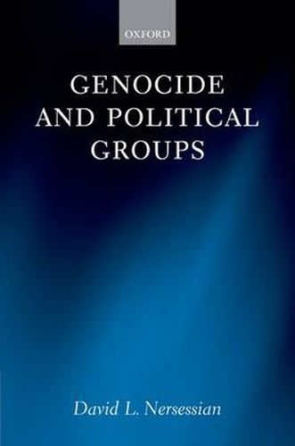 Cover image for Genocide and Political Groups