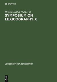 Cover image for Symposium on Lexicography X: Proceedings of the Tenth International Symposium on Lexicography May 4-6, 2000 at the University of Copenhagen