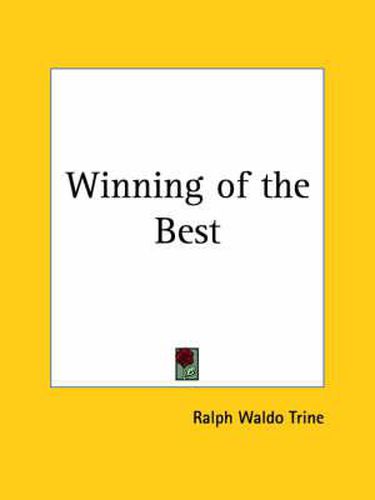 Cover image for Winning of the Best (1912)