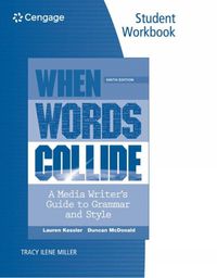 Cover image for Student Workbook for Kessler/McDonald's When Words Collide, 9th