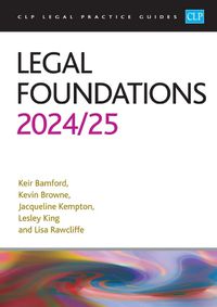 Cover image for Legal Foundations 2024/2025