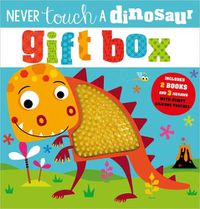 Cover image for Never Touch a Dinosaur Gift Box