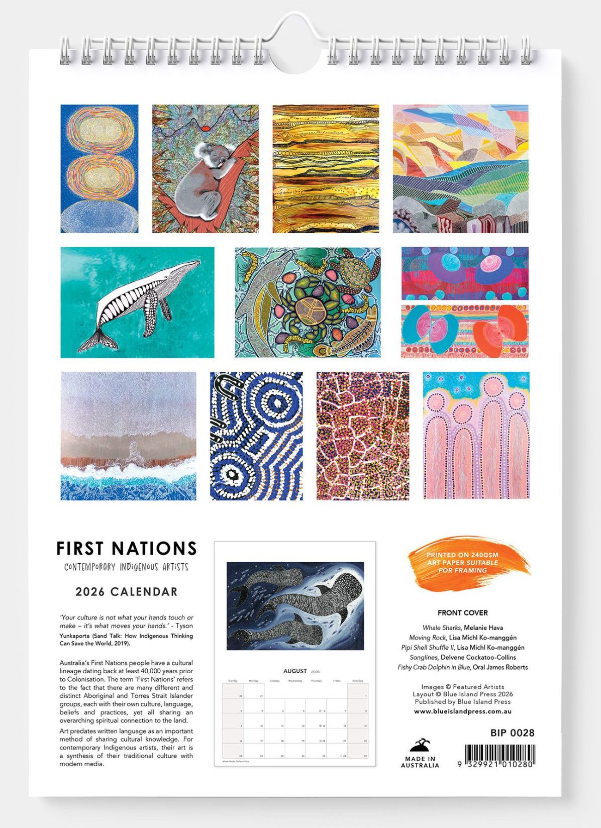 First Nations 2026 Wall Calendar