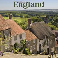 Cover image for England Calendar 2025 Square Travel Wall Calendar - 16 Month