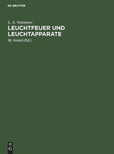 Cover image for Leuchtfeuer Und Leuchtapparate