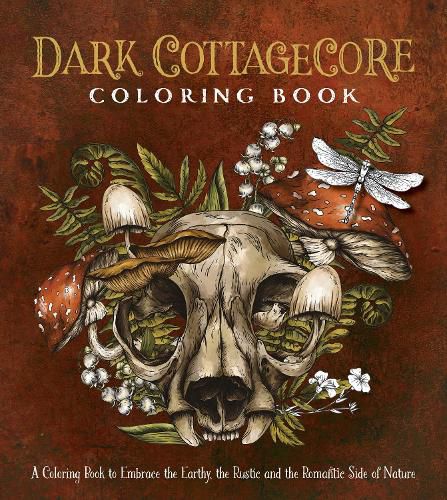Cover image for Dark Cottagecore Coloring Book