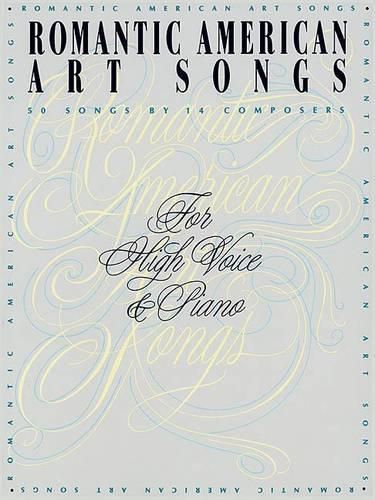 Cover image for Romantic American Art Songs