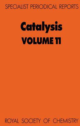 Catalysis: Volume 11