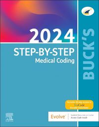 Cover image for Buck's Step-by-Step Medical Coding, 2024 Edition