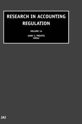 Cover image for Research in Accounting Regulation