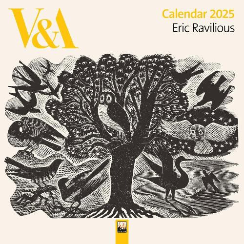 V&A: Eric Ravilious Wall Calendar 2025 (Art Calendar)