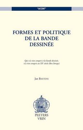 Cover image for Formes Et Politique De La Bande Dessinee