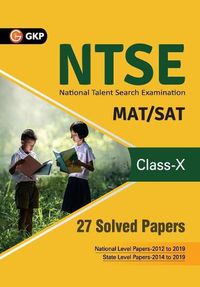 Cover image for Ntse 2019-20: Class 10 - 27 Solved Papers (SAT/ MAT)