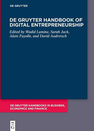 Cover image for De Gruyter Handbook of Digital Entrepreneurship: The Transformation of Enterprise