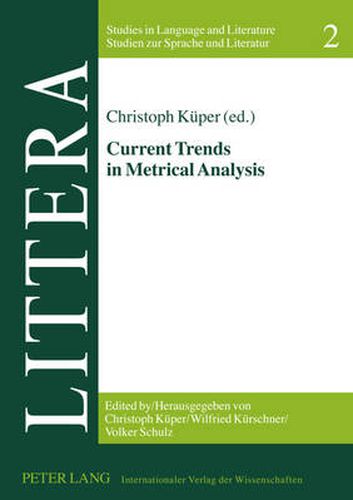 Cover image for Current Trends in Metrical Analysis