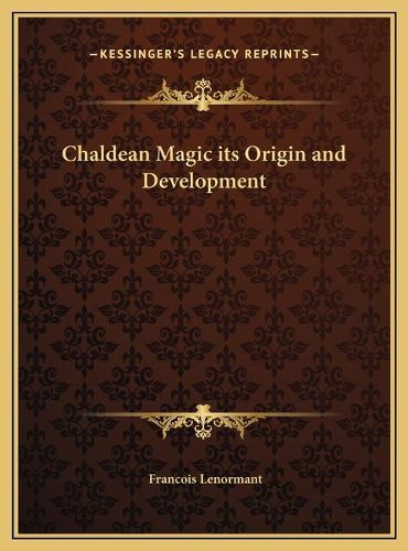 Cover image for Chaldean Magic Its Origin and Development