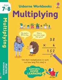 Cover image for Usborne Workbooks Multiplying 7-8