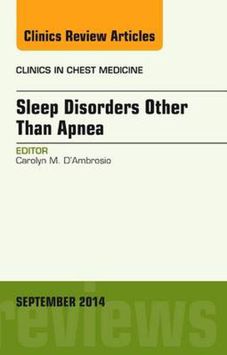 Cover image for Sleep-Disordered Breathing: Beyond Obstructive Sleep Apnea, An Issue of Clinics in Chest Medicine, An Issue of Clinics in Chest Medicine