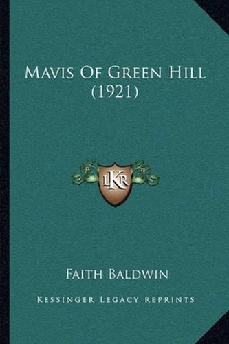 Mavis of Green Hill (1921)
