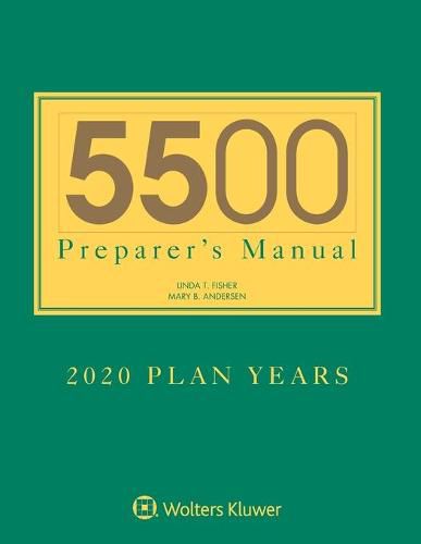 Cover image for 5500 Preparer's Manual for 2020 Plan Years