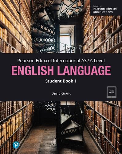 Cover image for Pearson Edexcel International AS-Level English Language Student Book w/code