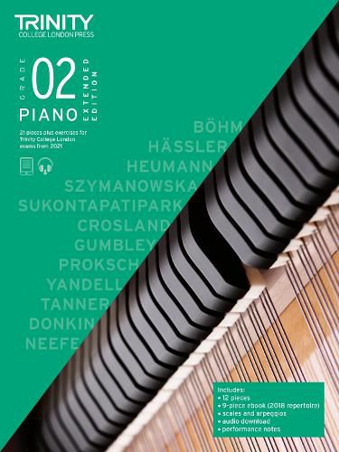 Cover image for Piano Exam Pieces & Exercises 21-23 Grade 2 Ext Ed: Extended Edition