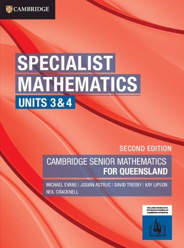 Cover image for Specialist Mathematics Units 3&4 for Queensland